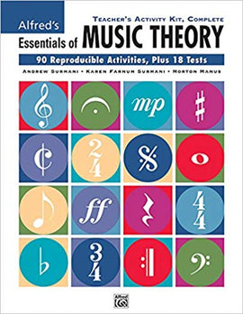 Alfred's Essentials of Music Theory: Complete Teacher's Activity Kit (Spiral Bound)